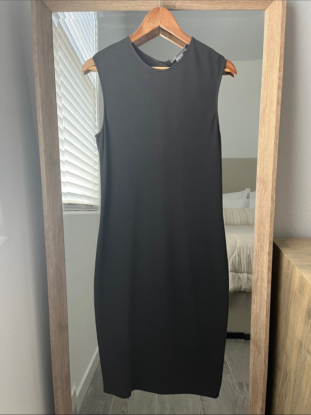 Vince Dark Gray Sleeveless Dress Medium